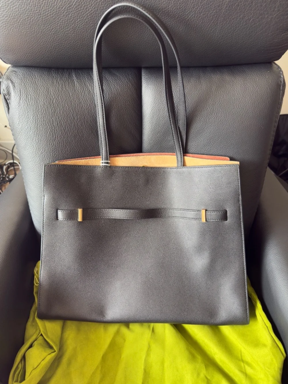 Tory Burch Lee Radziwill Tote Bag Black NWT $995 retail